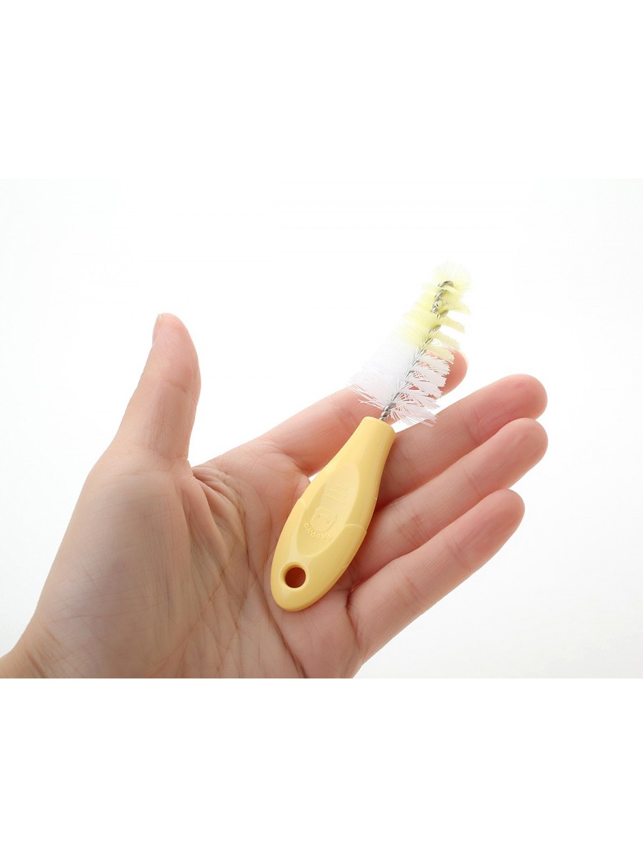 黃色小鴨360˚雙色奶瓶刷 - Free Rotate Bottle Scrubber