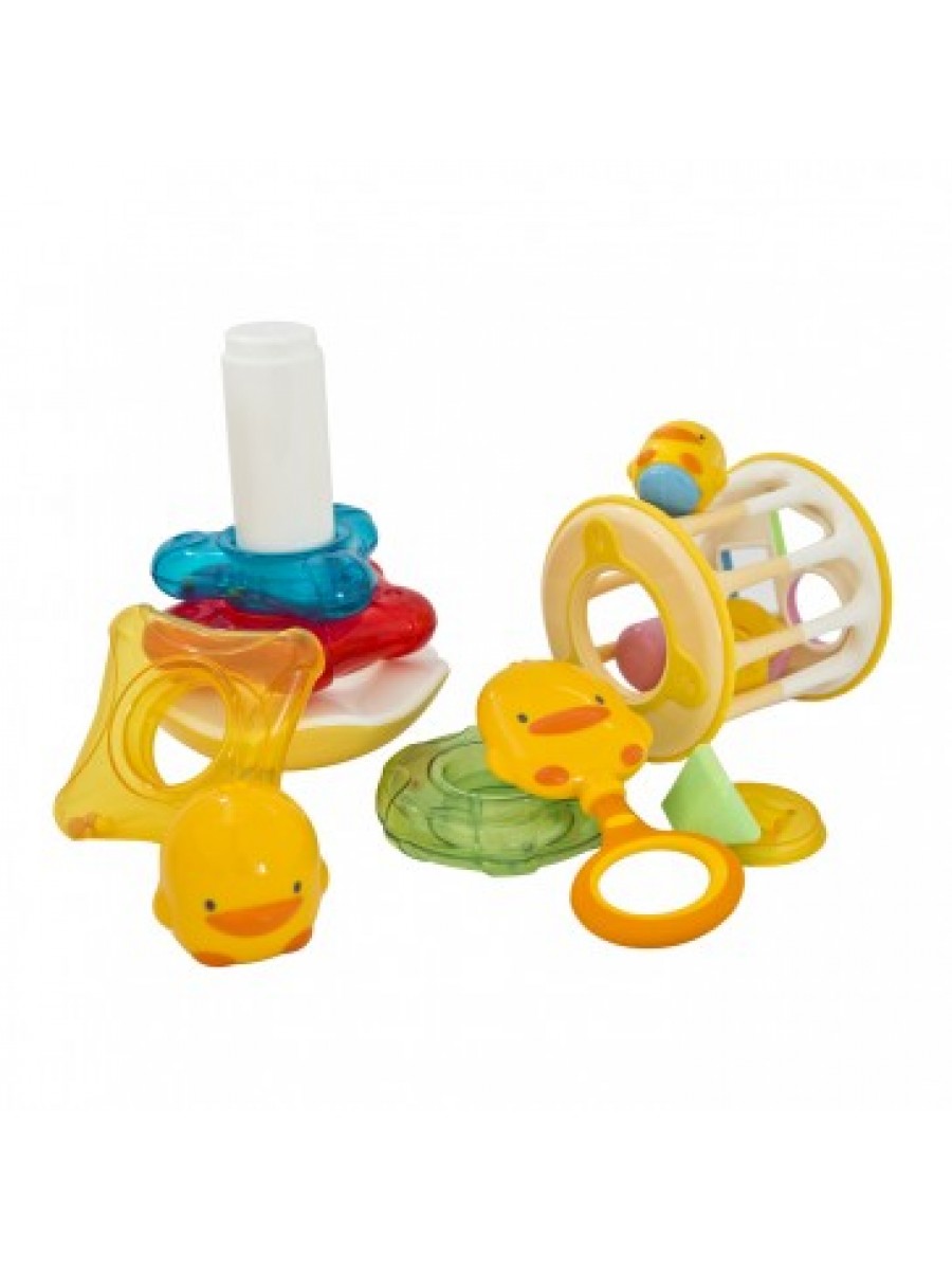 黃色小鴨嬰幼兒玩具禮品套裝 Piyo Toy Gift Kit