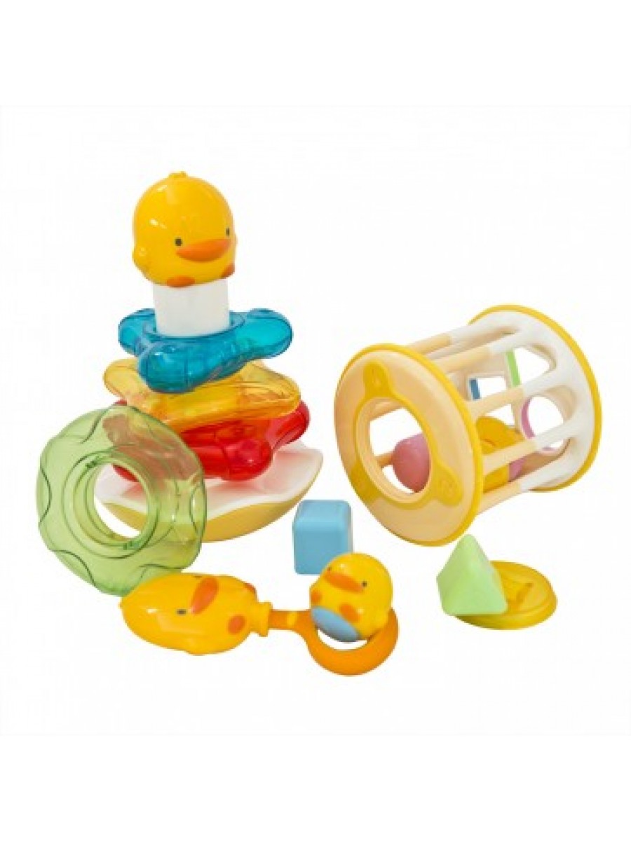 黃色小鴨嬰幼兒玩具禮品套裝 Piyo Toy Gift Kit