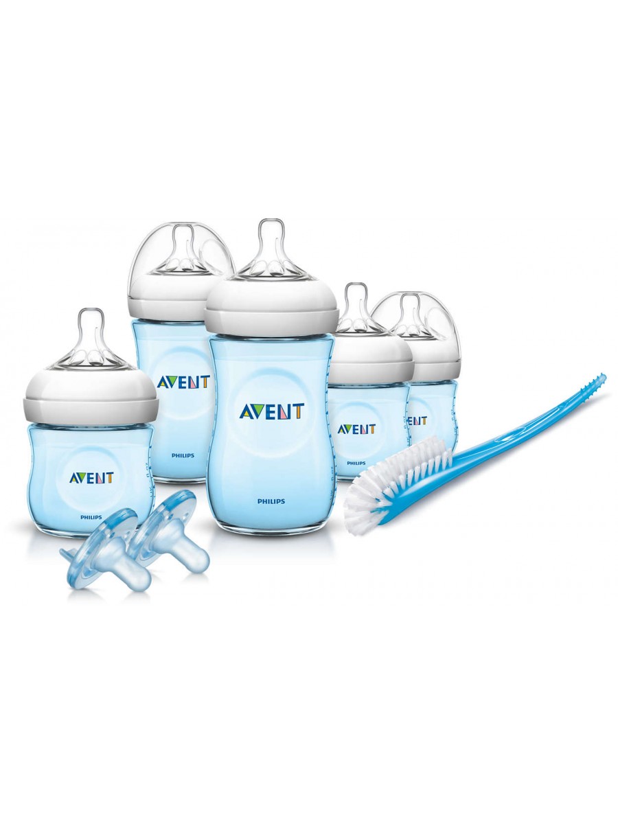 AVENT 新生兒奶瓶套組 (天藍色) AVENT 新生兒奶瓶套組 (天藍色)