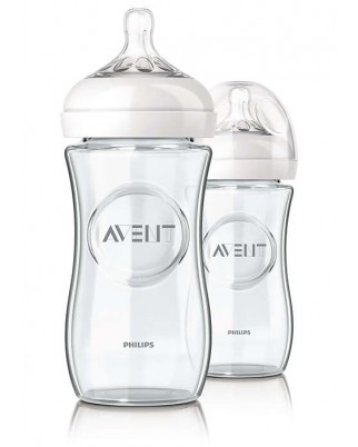 AVENT玻璃奶瓶8oz-3瓶裝